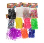 Zestaw Loom Bandów (600 Gumek, Narzędzie Hakowe + S-Clipy) 9,5 cm x 17 cm - obrazek 3