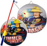 Lampion Fireman Sam LED 20 x 52 cm - obrazek 2