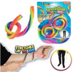 Fajny Super Rozciągliwy Sznurowadło -Tęczowe- 2 szt. w Blisterze