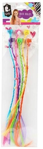 Glamour&Shine 6X Kosmyk Włosów Z Sercami Na Klipsie 10x41 cm - obrazek 2