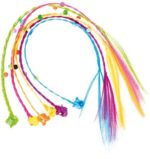 Glamour&Shine 6X Kosmyk Włosów Z Sercami Na Klipsie 10x41 cm - obrazek 3