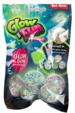 Glow N Fun Piłki Do Bouncingu Z Glow Stickami 5 Sztuk 18 cm x 3,5 cm x 11 cm - obrazek 2