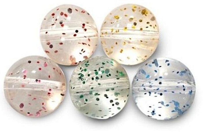 Glow N Fun Piłki Do Bouncingu Z Glow Stickami 5 Sztuk 18 cm x 3,5 cm x 11 cm - obrazek 3