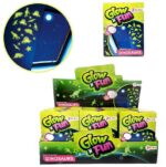 Glow N Fun Glow In The Dark Decostickers Dino 9X12cm W Display (24)