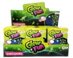 Glow N Fun Glow In The Dark Decostickers Dino 9X12cm W Display (24) - obrazek 2