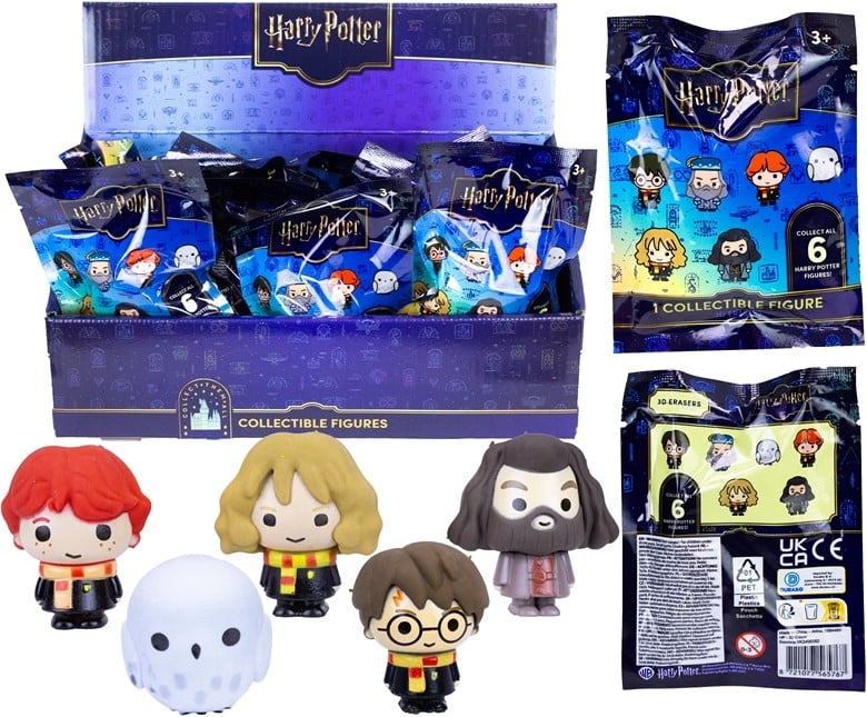 Harry Potter 3D Gumki W Blindbag 9 x 12 cm W Display (24)