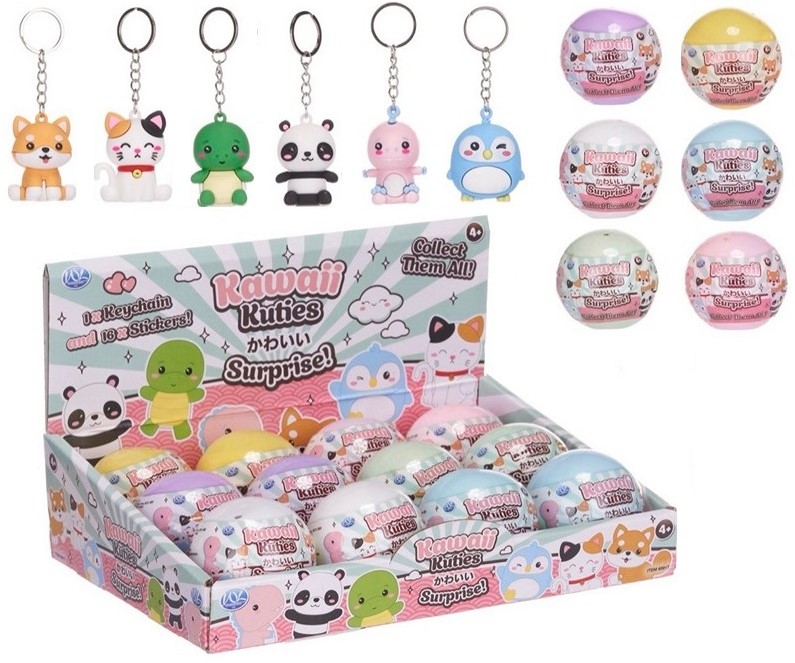 Kawaii Kuties Figurka 50 mm (6 wzorów) w Displayu