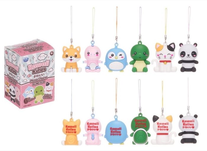 Kawaii Kuties Telefonowy Charms Blindbox 5 cm x 7 cm (6 wzorów) - obrazek 2