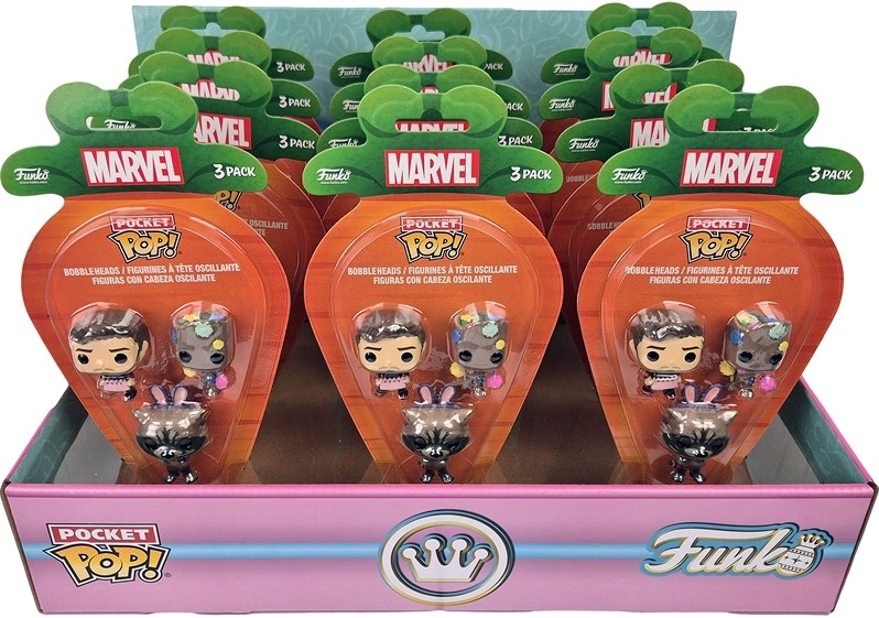 Figurka POP! Pocket Marvel Guardians Of The Galaxy Marchew 3 Pack W Display (12)