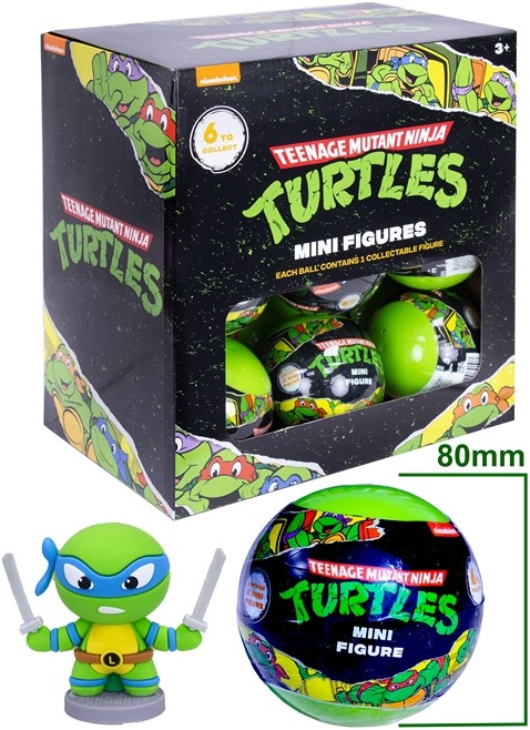 Teenage Mutant Ninja Turtles Kapsuła 80 mm + Figurka 2/5 cm W Display (18)