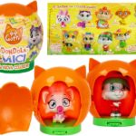 44CATS FIGURE IN CAPSULE ASSORTED 9X9CM