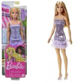 BARBIE DOLL WITH GLITTER DRESS 3 ASSORTED 10X32.5CM - obrazek 3