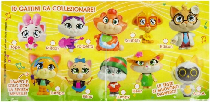 44CATS FIGURE IN CAPSULE ASSORTED 9X9CM - obrazek 4