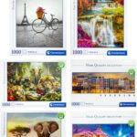 CLEMENTONI HIGH QUALITY PUZZLE 1000PCS 6 ASSORTED 25X34CM