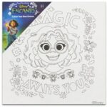 Disney Encanto Maluj Swoje Własne Płótno 30 cm x 30 cm + 8 Pisaków