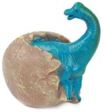 JURASSIC REVIVAL BABY DINO IN EGG WITH LIGHT + SOUND 6 ASSORTED IN DISPLAY (12) - obrazek 3