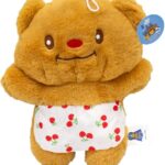 PLUSH BEAR WITH CHERRY APRON 20CM