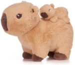 PLUSH CAPYBARA STANDING + BABY 3 ASSORTED 25CM - obrazek 2