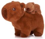 PLUSH CAPYBARA STANDING + BABY 3 ASSORTED 25CM - obrazek 3