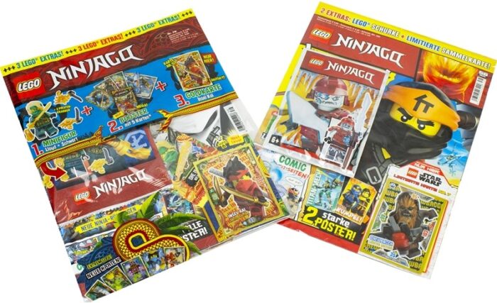 XL-BLINDBAG LEGO NINJAGO HELDEN-POWER! 24X37CM (2X MAGAZINES + 2X EXTRAS) - obrazek 2