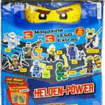 XL-BLINDBAG LEGO NINJAGO HELDEN-POWER 24X37CM (3X MAGAZINES + 3X LEGO EXTRAS)
