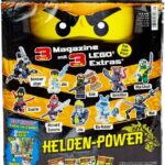 XL-BLINDBAG LEGO NINJAGO HELDEN-POWER 24X37CM (3X MAGAZINES + 3X LEGO EXTRAS)