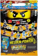 XL-BLINDBAG LEGO NINJAGO HELDEN-POWER 24X37CM (3X MAGAZINES + 3X LEGO EXTRAS)