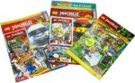 XL-BLINDBAG LEGO NINJAGO HELDEN-POWER 24X37CM (3X MAGAZINES + 3X LEGO EXTRAS) - obrazek 2
