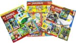 XL-BLINDBAG LEGO NINJAGO HELDEN-POWER 24X37CM (3X MAGAZINES + 3X LEGO EXTRAS) - obrazek 2