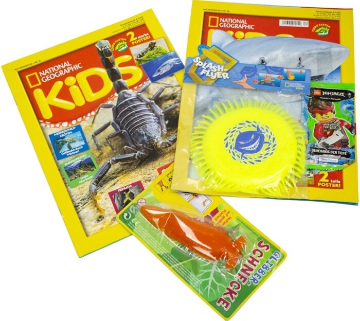 XL-BLINDBAG NATIONAL GEOGRAPHIC KIDS MEGAGENIALE 24X37CM  (2X MAGAZINES + 2X EXTRAS) - obrazek 2