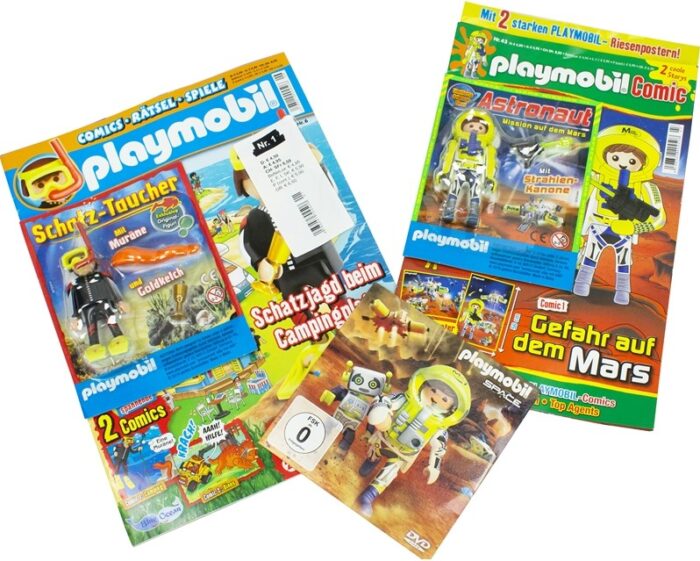 XL-BLINDBAG PLAYMOBIL GIGA-PACK 24X37CM (2X MAGAZINES + 2X EXTRAS) - obrazek 2