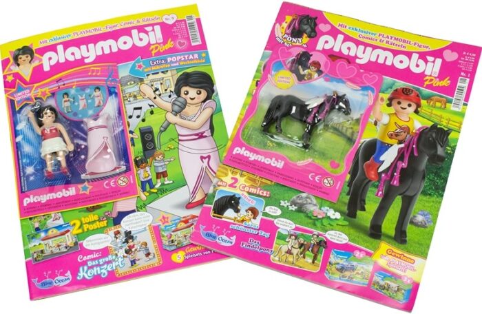 XL-BLINDBAG PLAYMOBIL PINK MÄRCHENHAFTE 24X37CM (2X MAGAZINES + 2X EXTRAS) - obrazek 2