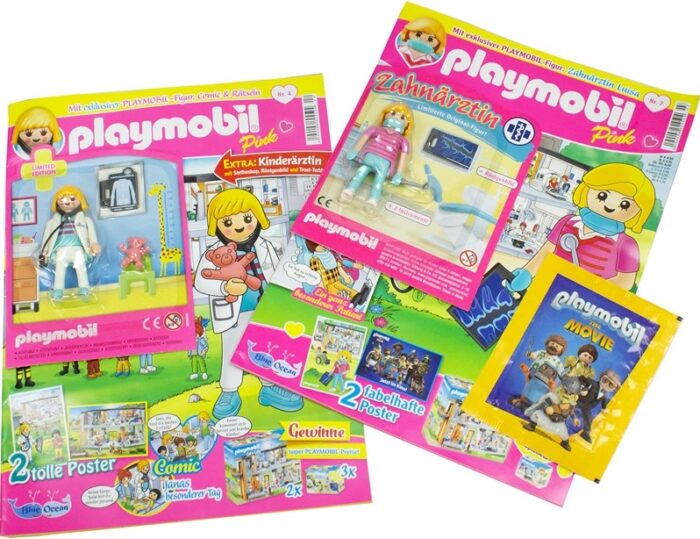 XL-BLINDBAG PLAYMOBIL PINK SÜSSE 24X37CM (2X MAGAZINES + 2X EXTRAS) - obrazek 2