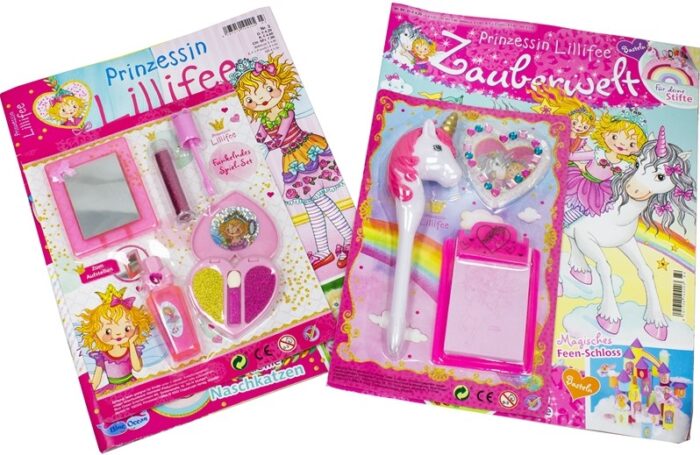 XL-BLINDBAG PRINZESSIN LILLIFEE WUNDERTÜTE FÜR KLEINE FEEN 24X37CM  (2X MAGAZINES + 2X EXTRAS) - obrazek 2