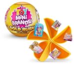 ZURU 5 SURPRISE TOY MINI BRANDS! GOLD RUSH COLLECTION SURPRISE BALL 8CM ASSORTED IN DISPLAY (24)