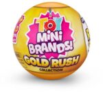 ZURU 5 SURPRISE TOY MINI BRANDS! GOLD RUSH COLLECTION SURPRISE BALL 8CM ASSORTED IN DISPLAY (24) - obrazek 2